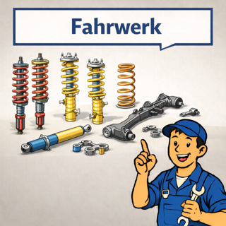 VW Golf 1 Fahrwerk Ersatzteile & Sportfahrwerke | Federn, Dämpfer